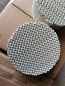 Ceramic Packing for Optical Fiber Precursor Processing Towers
